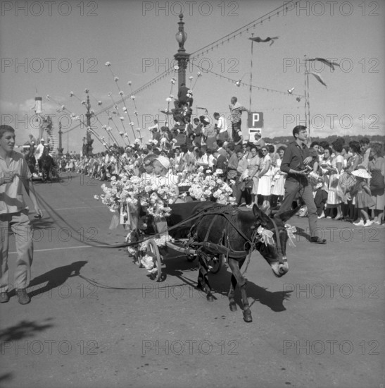 Parade at the Fetes de Geneve, 1959.