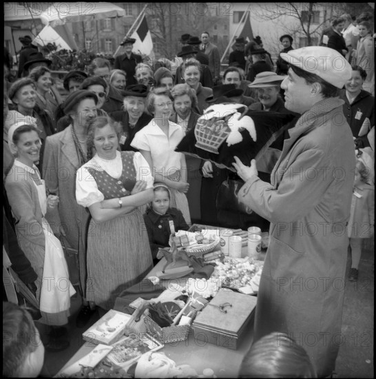 Lukas Ammann at jubilee of nurse school Zurich 1951.