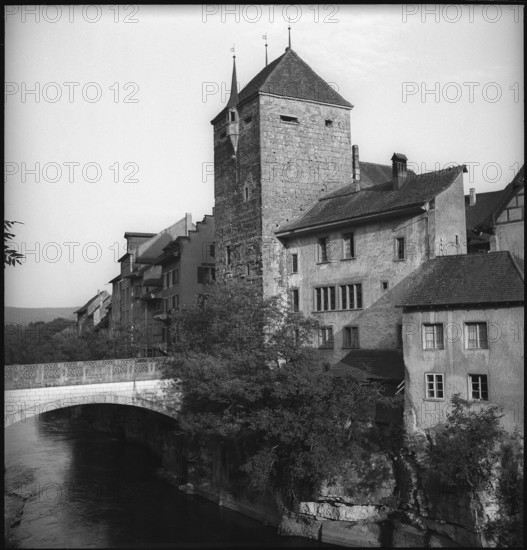 Schwarzer Turm Brugg, 1951.