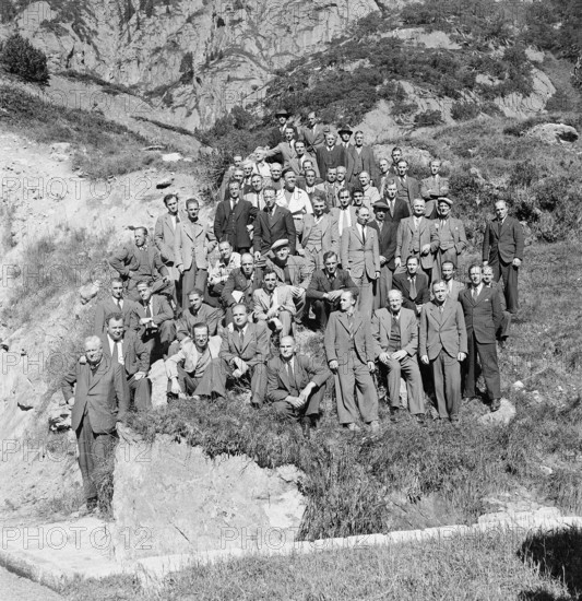 Excursion on the Susten Pass, 1946.
