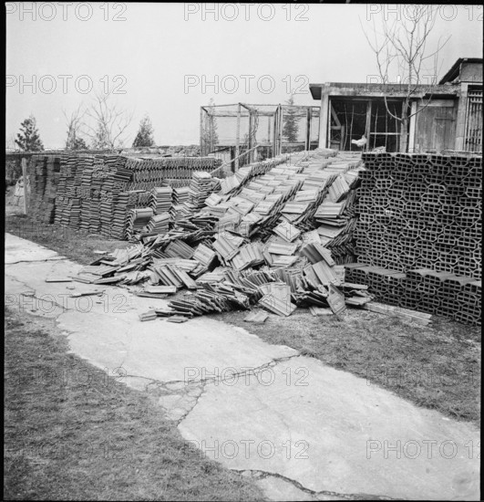 Earthquake in the Valais, 1946.