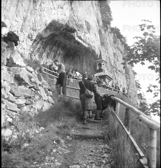 Schutzengelfest in Wildkirchli 1942.