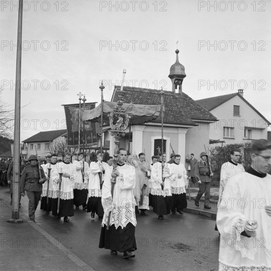 Procession in Lucerne, 1954.