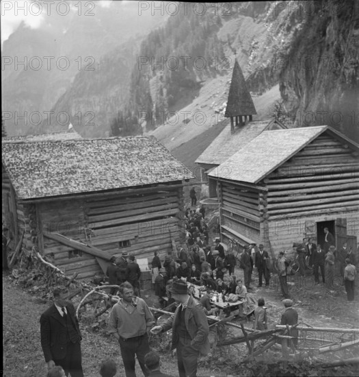 Calfeisental, Saint Martin; 1940.