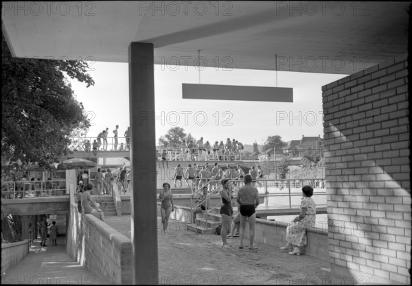 Public Pool Oberer Letten 1952.