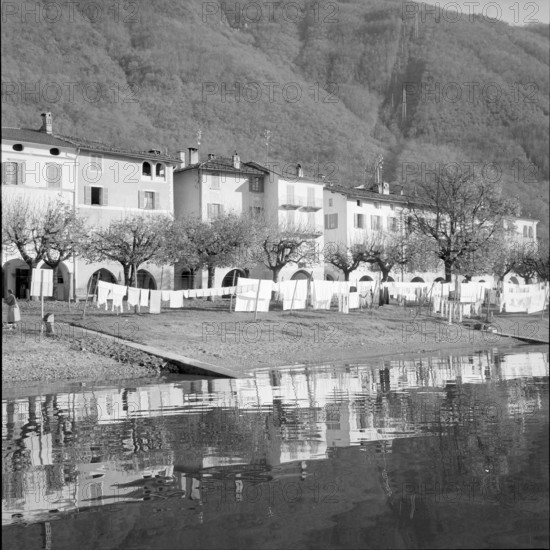 Bissone at lake Lugano; 1961.