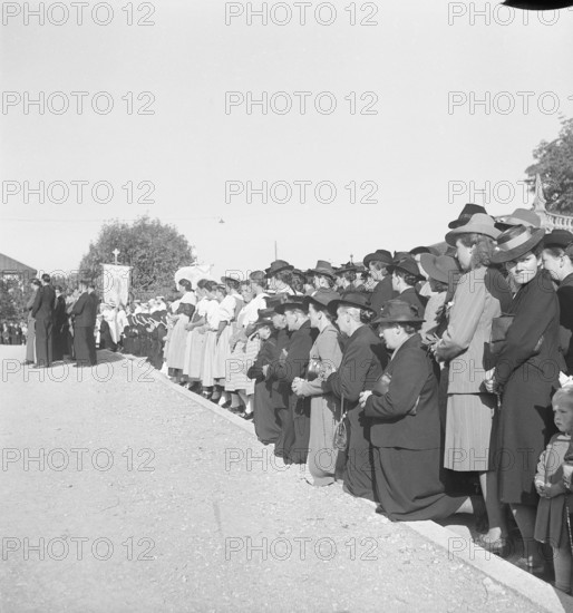 Rosary celebration in Einsiedeln, 1941.