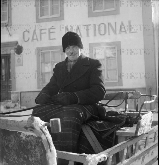 Coach Driver, La Brevine 1951.