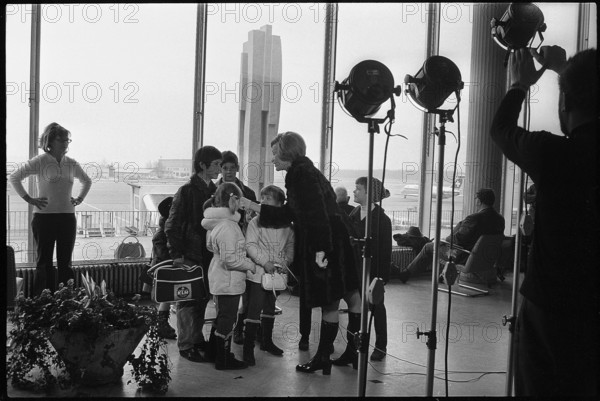 Telerecording with 'Blick-twins' to: 'Treffpunkt Airport' 1970.