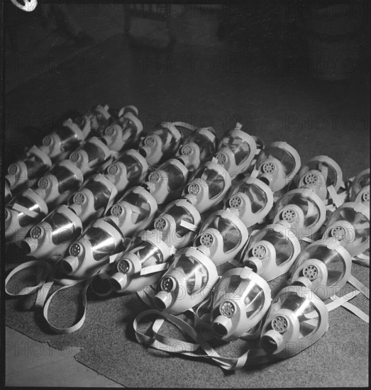 Swiss Gas Masks, 1938.