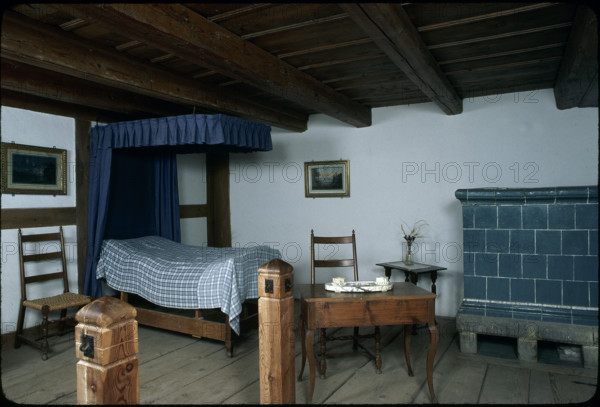 St. Peter Island: Jean-Jacques Rousseau's room, 1981.
