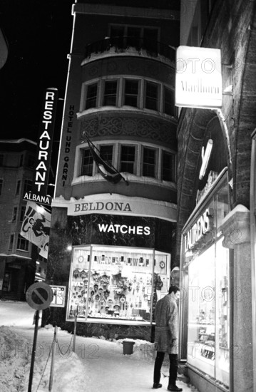 St. Moritz, winter 1968.