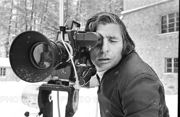 Gunter Sachs in St. Moritz, 1968.