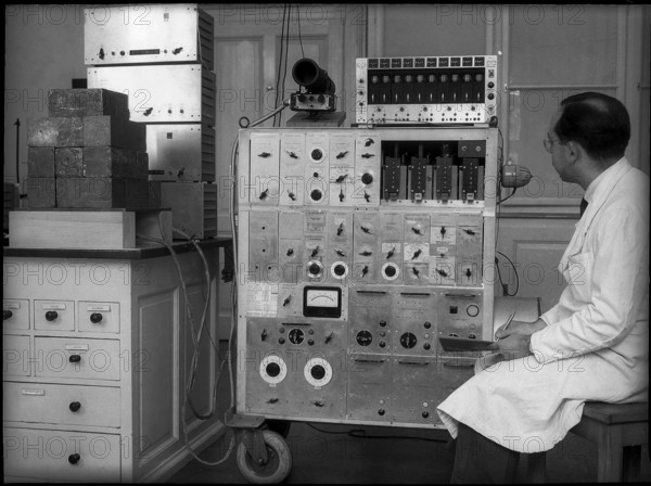 Laboratory, institute of Physics, ETH Zurich 1955.