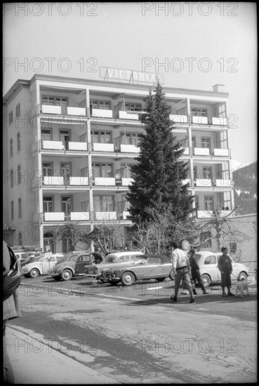 Hotel Victoria in Davos 1963.