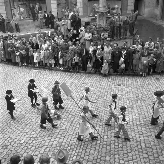 Procession at the Solennitat, Burgdorf 1951.