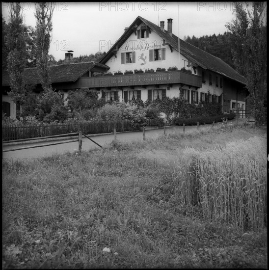 Restaurant Rossberg, Kemptthal 1958.