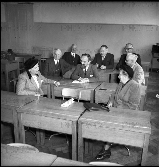 Class of former students of Technikum Winterthur 1949.