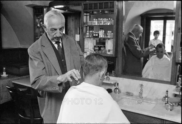 Hairdresser at Work, 1971.