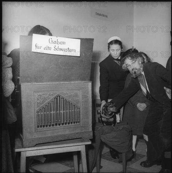 Bazar at jubilee of nurse school Zurich 1951.