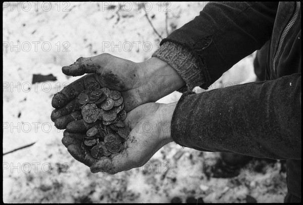 Remains after the fire at the Frakmunt Alpine Farm in 1969.