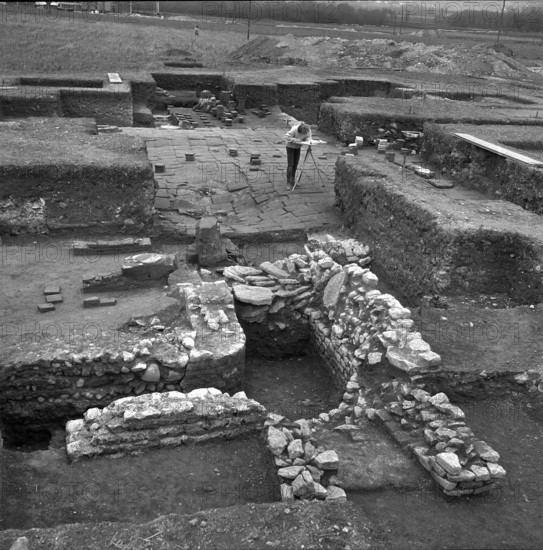 Excavations in Avenches, 1961.