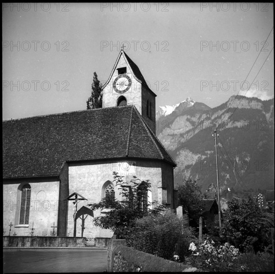 Church in Flums, 1940.