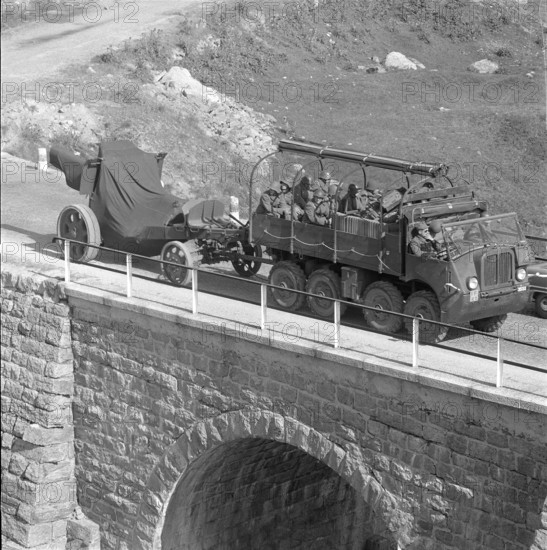 Artillery unit in Gotthard region 1958.