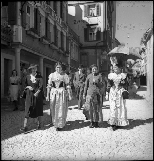 Religious festival in Appenzell, 1941.
