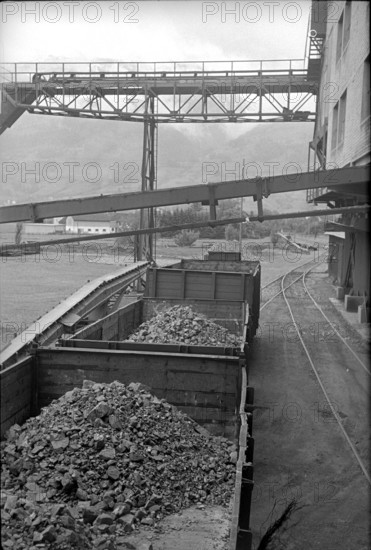 Iron ore mine Gonzen; 1946.