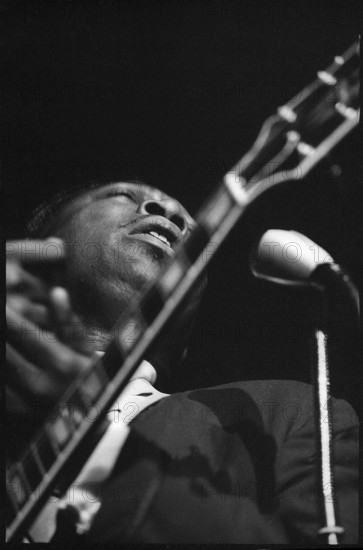 B. B. King in Zurich 1968.
