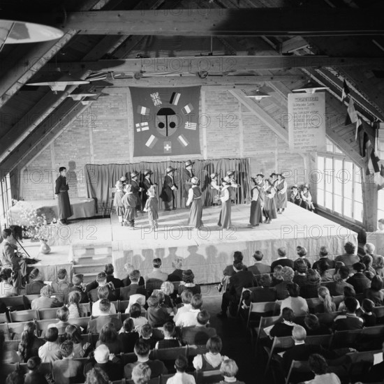 Dance performance at Pestalozzi Children's Village Trogen 1961.