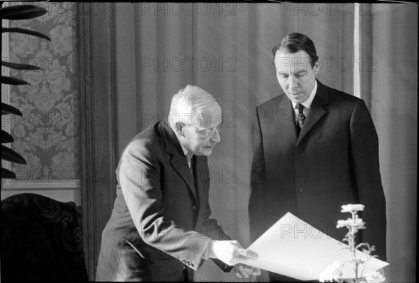 Hans-Peter Tschudi, Manfred Bleuler 1972.