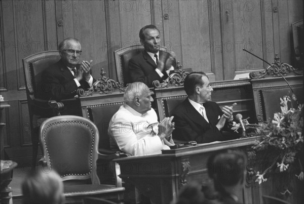 State visit of the indian President V.V. Giri; 1970.