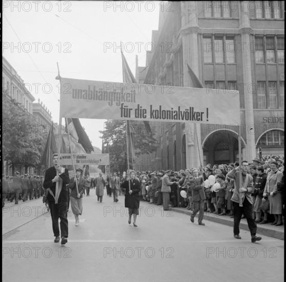 May Day demonstration in Zurich 1957.