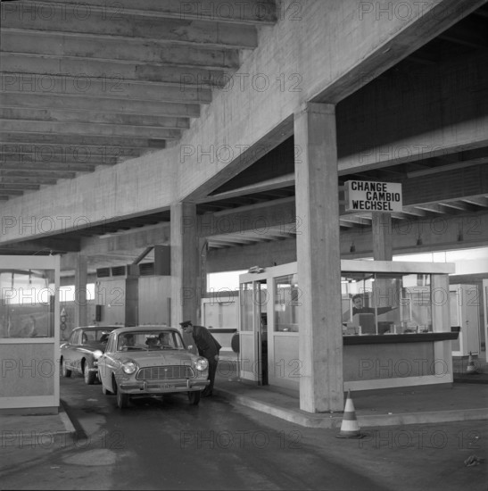 Customs post at Grand-Saint-Bernard, Bourg-St-Pierre 1965.