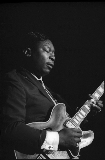 B. B. King in Zurich 1968.