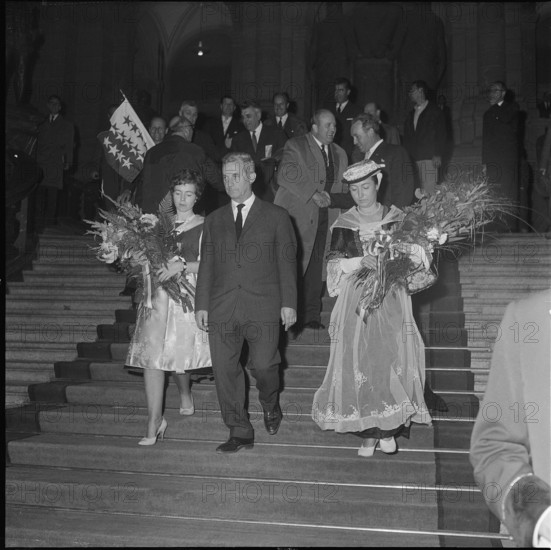 Roger Bonvin, newly elected federal councillor; 1962.