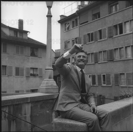 Kirk Douglas in Zurich in 1967.
