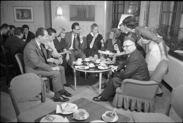 Polio vaccination of prominent people of Zurich 1961.