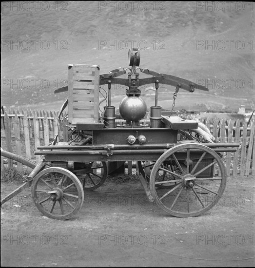 Fire in Selva, 1949: Fire Brigade Pump.