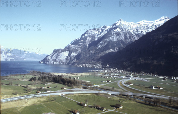 Gotthard Tunnel construction 1980.