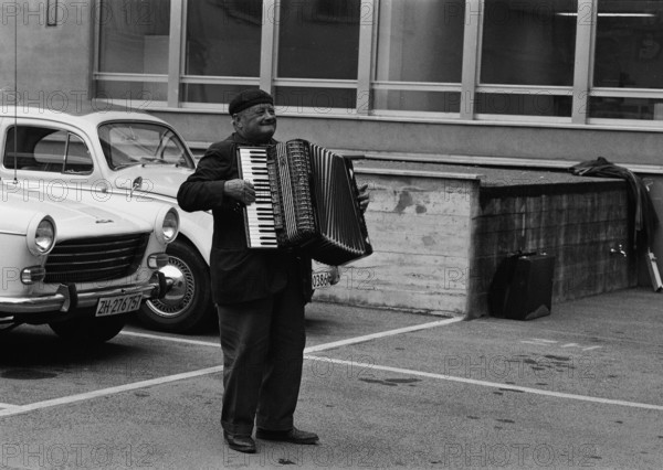 Street Musician with Accordion, 1968.
