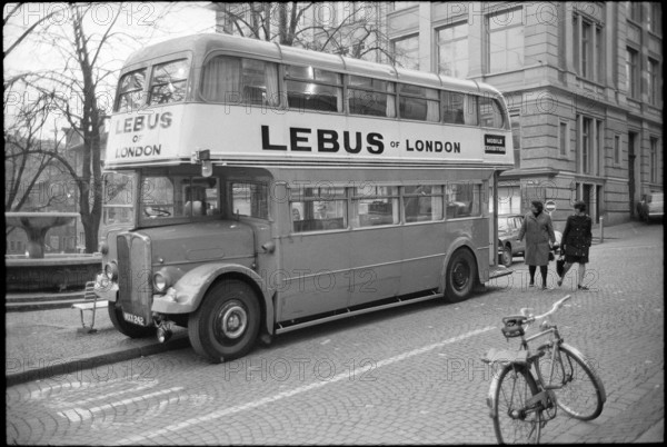 Omnibus from Great Britain in Zurich, 1967.