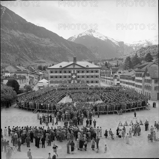 Glarus voter's meeting 1952.