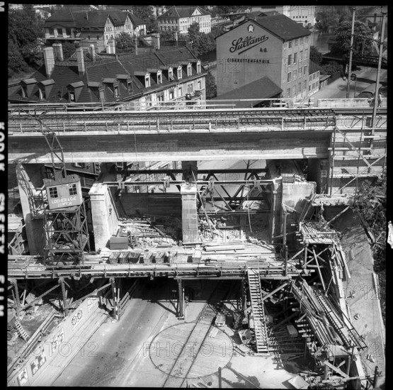 Sihl viaduct; renovation; 1955.