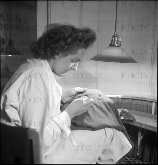 Woman Stuffing, around 1963.