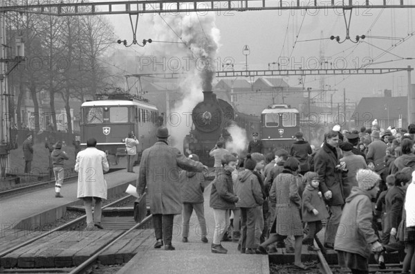 The last steam engine of the Swiss Federal Railways.