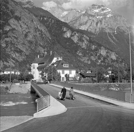 Bridge in Erstfeld; 1952.
