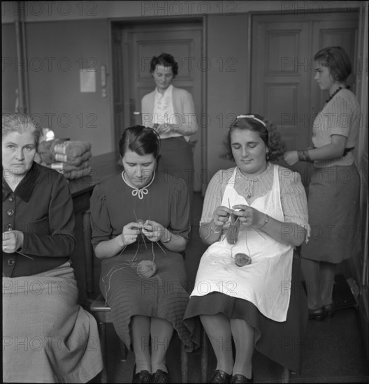 Women during World War 2; school for women's work; 1939.